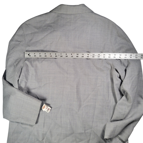 Vtg Talbots Blazer 10 Blue Worsted Wool USA NWT Lined 4-Button Career Jacket - Picture 5 of 10